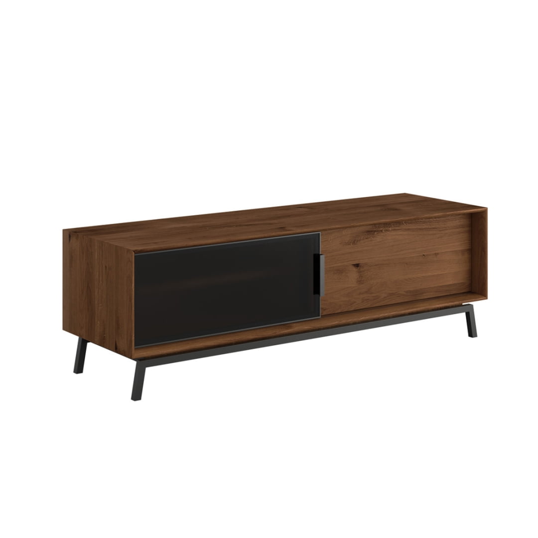 Levně TV stolek s prosklením Modern Loft Tabacco - Katmandu