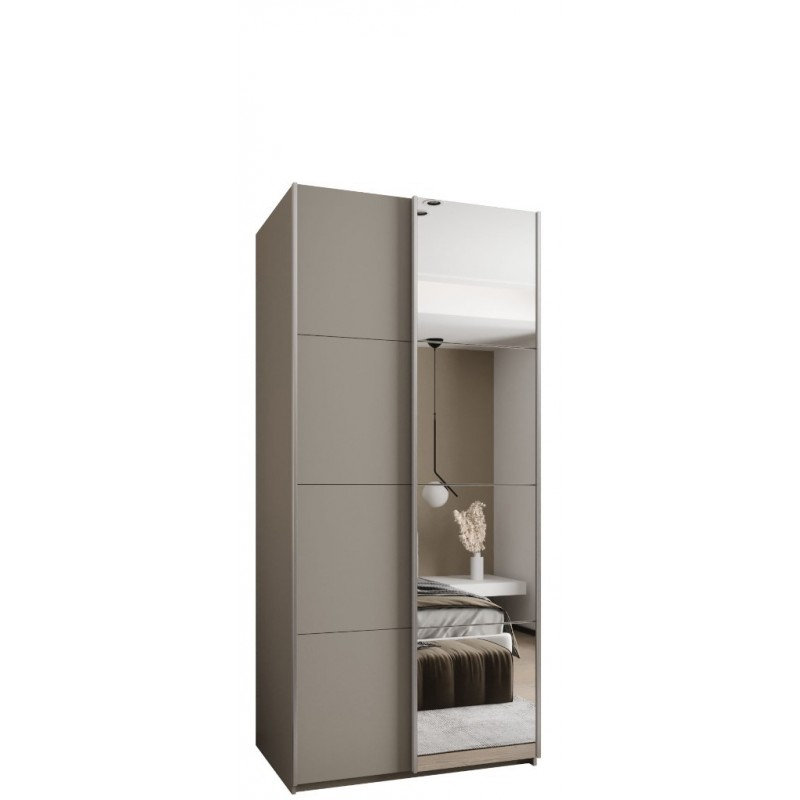 Levně Posuvná skříň se zrcadlem Lux 3 120 - Abiks Meble
