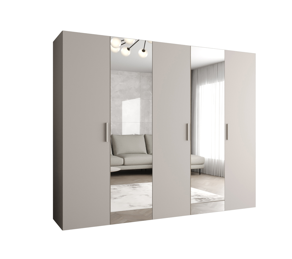 Levně Skříň Bari 2 250 cm - Abiks Meble