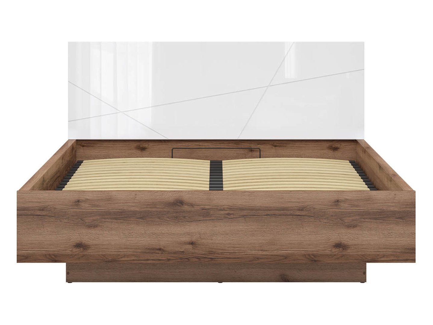 Levně Sada postel 160 Forn s roštem a matrací Ceres AV - Black Red White - BRW