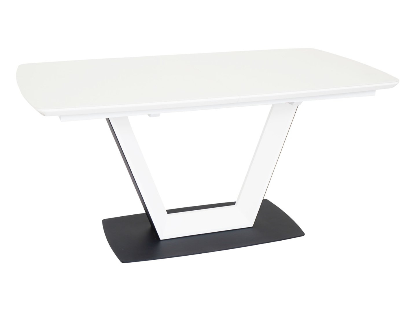 Levně Rozkládací stůl Ohio 160 - Black Red White - BRW