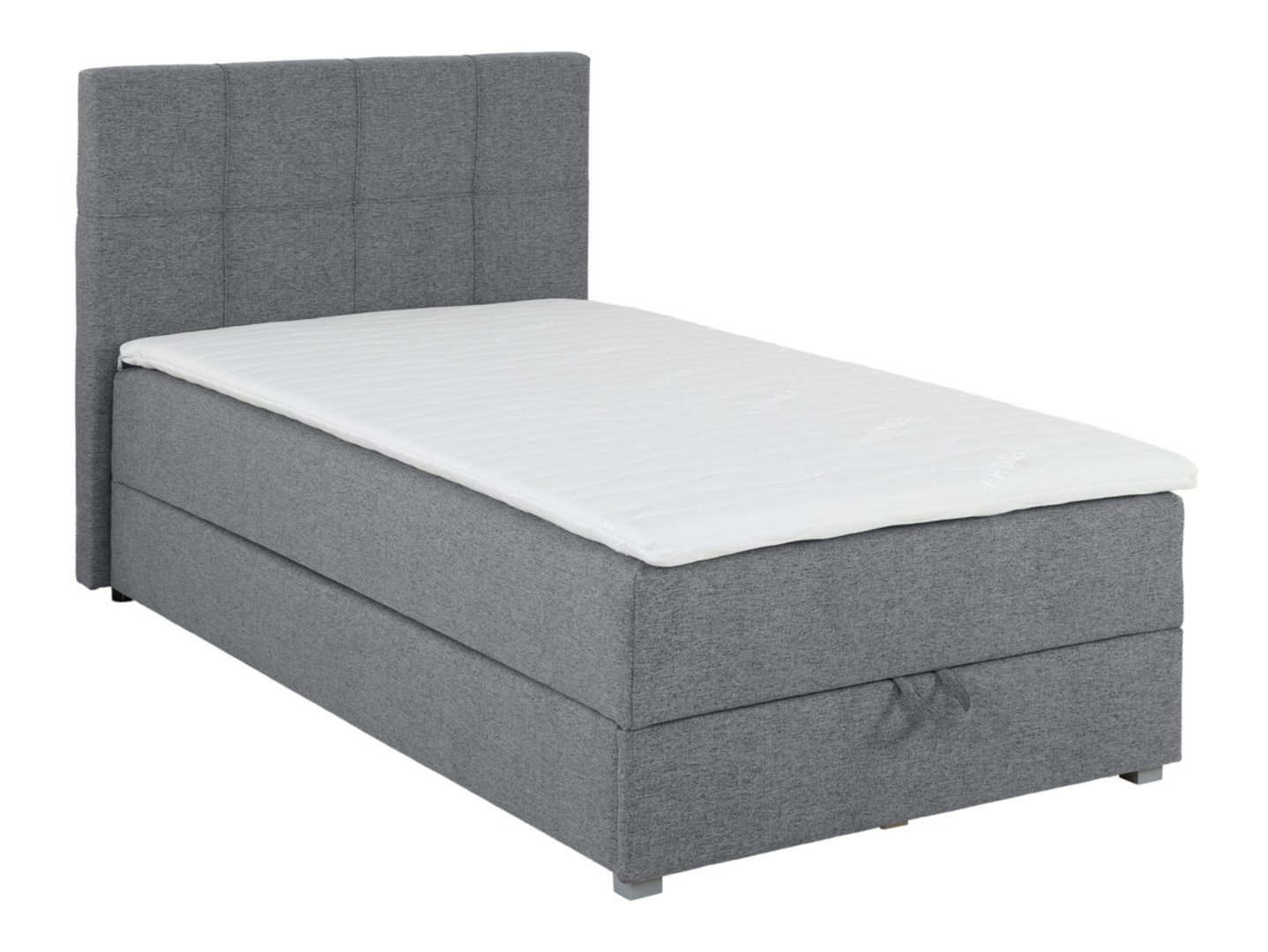 Levně Kontinentální postel Winer 100x200 s úložným prostorem - Black Red White - BRW