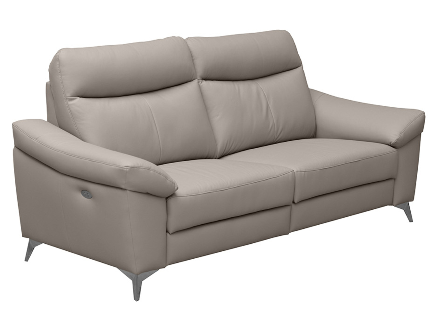 Levně Třímístná pohovka Luna 3 s relaxační funkcí - Black Red White - BRW