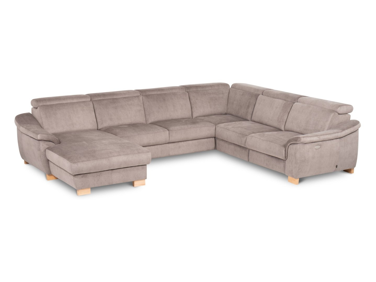 Rohová sedací souprava Mode pravostranná s úložným prostorem a elektrickou funkcí relax - Black Red White - BRW