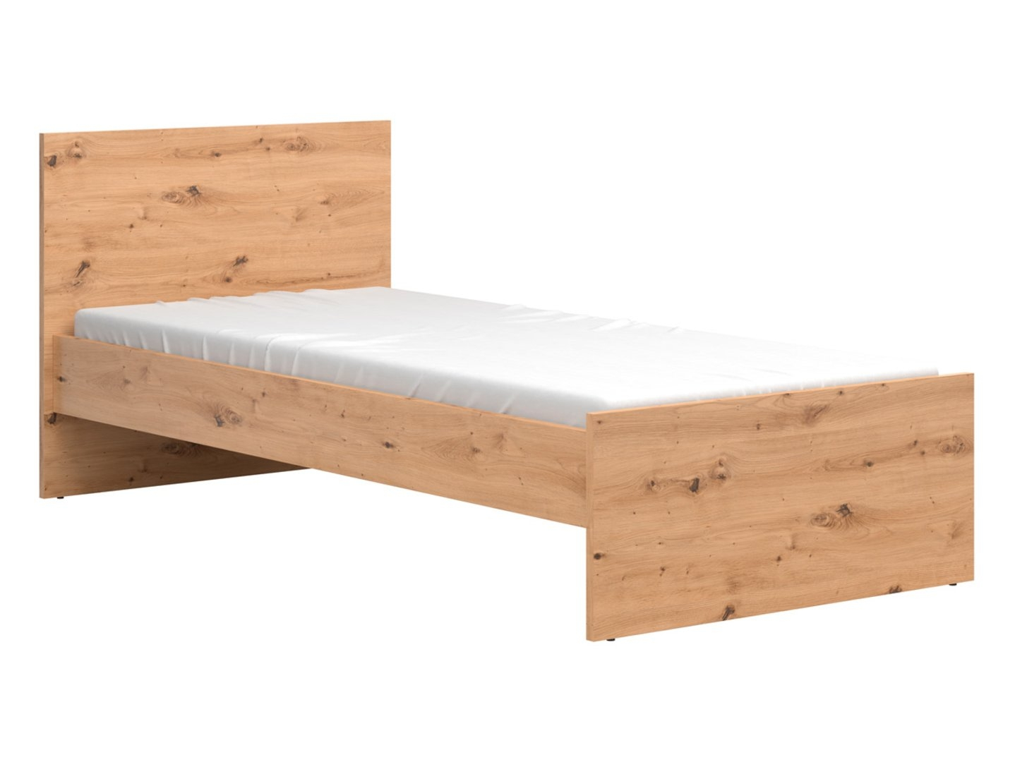 Levně Postel 90x200 Lamea - Black Red White - BRW