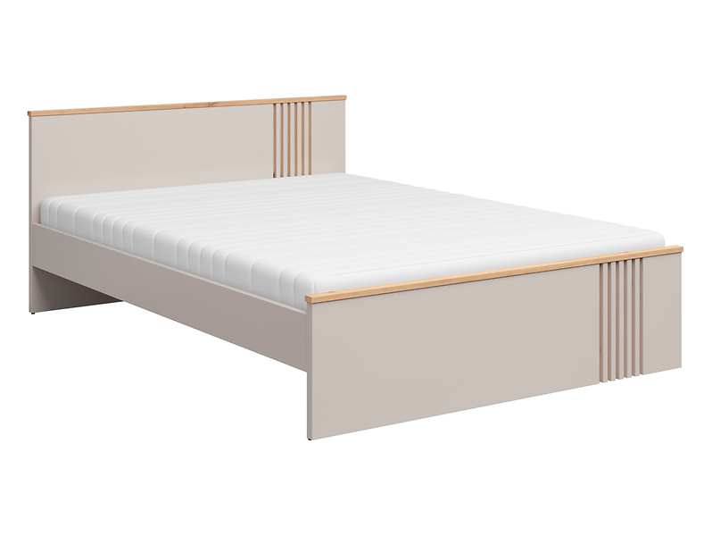 Levně Postel 160 Brevas - Black Red White - BRW
