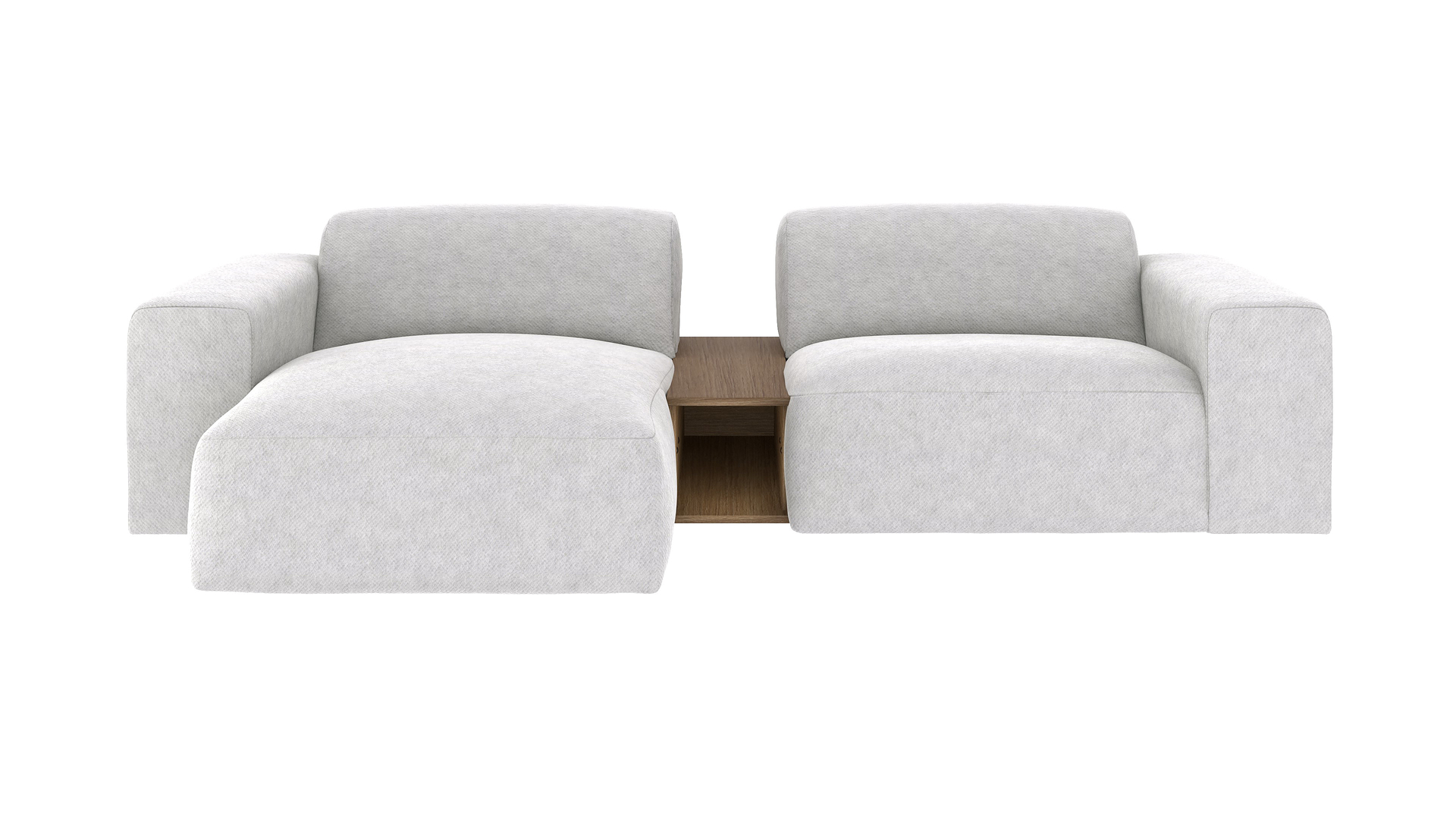 Levně Levá rozkládací rohová pohovka Tommy Table se stolkem - Etap Sofa