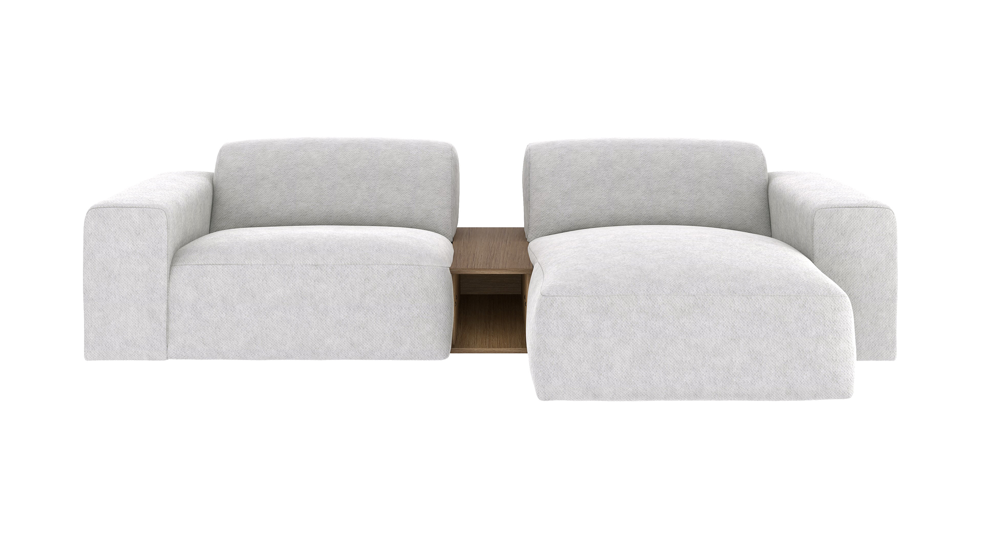 Levně Pravá rohová pohovka Tommy Table se stolkem - Etap Sofa