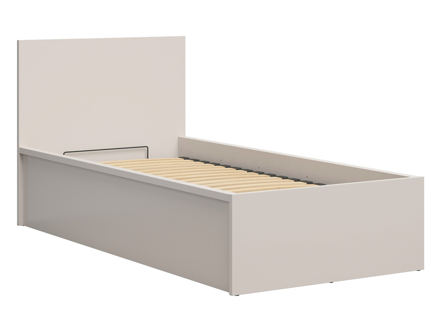 Levně Postel do ložnice Tetrix 90 B s nočním stolkem - Black Red White - BRW