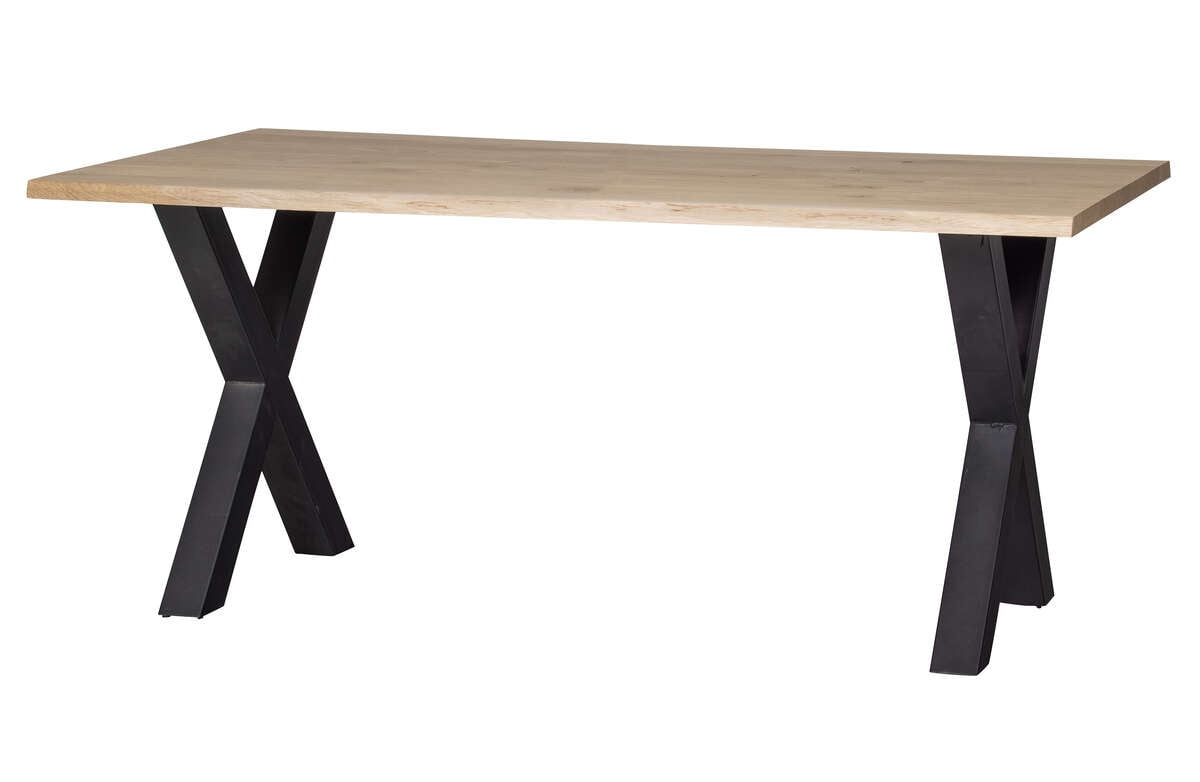 

Dubový stůl Tablo 180x90 s nohami ve tvaru X - Woood