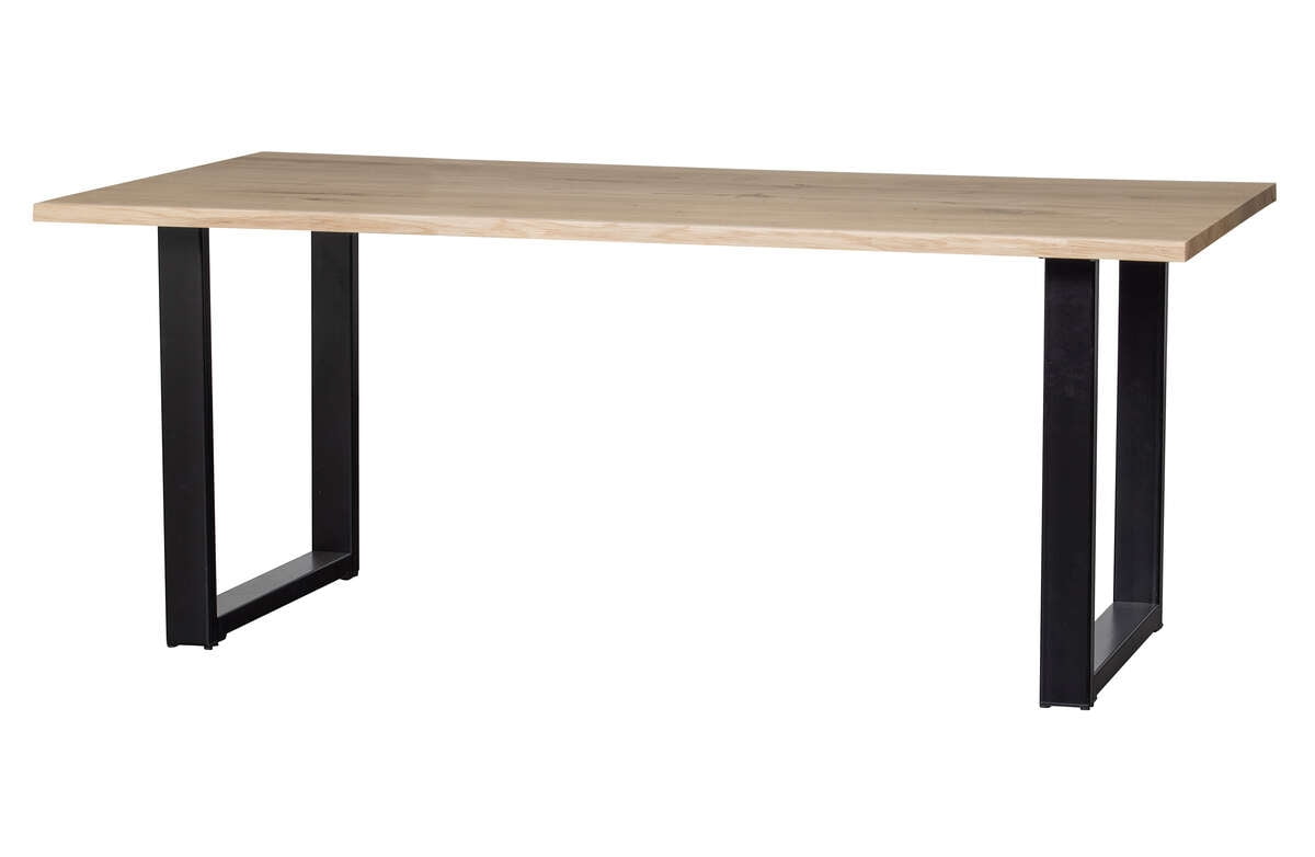 Dubový stůl Tablo 180x90 s nohami ve tvaru U - Woood