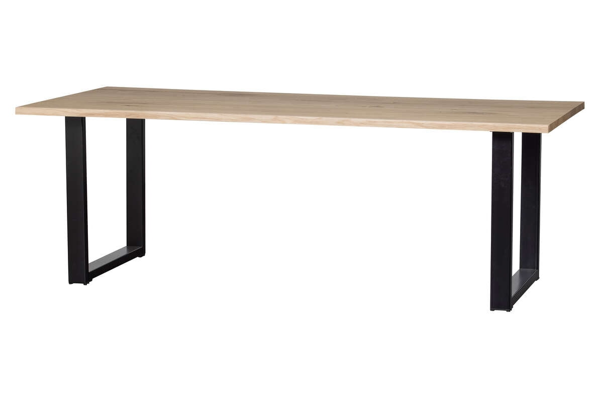 Dubový stůl Tablo 220x90 s nohami ve tvaru U - Woood