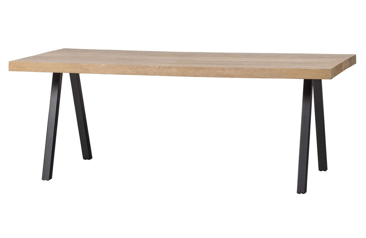 

Stůl z mangového dřeva Tablo 180x90 s nohami ve tvaru V - Woood