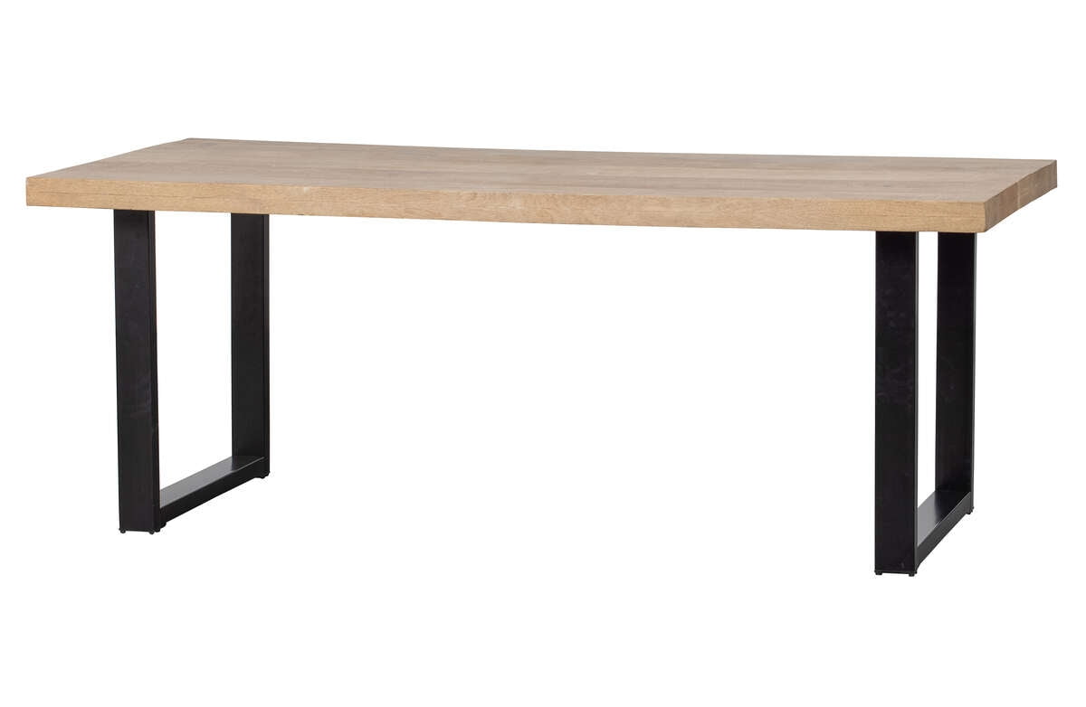 

Stůl z mangového dřeva Tablo 180x90 s nohami ve tvaru U - Woood