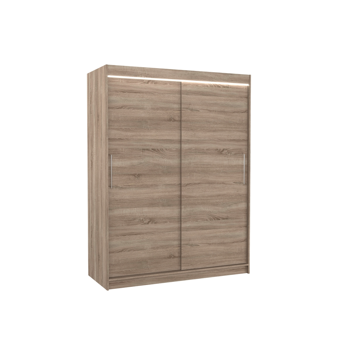Levně Šatní skříň Denver 150 s LED osvětlením - ADRK FURNITURE