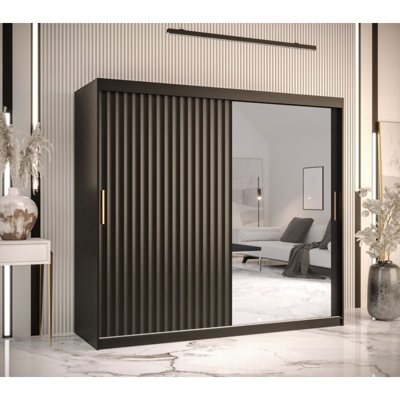 Levně Šatní skříň s posuvnými dveřmi Riflo Wave 2 200 - Abiks Meble