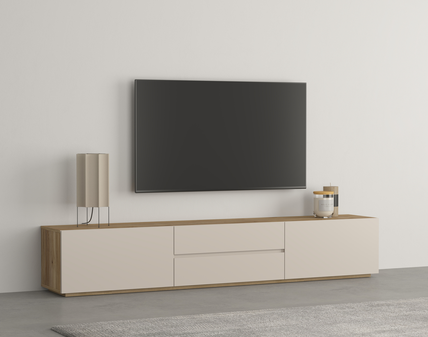 Levně TV stolek Criss s možností zavěšení - Helvetia