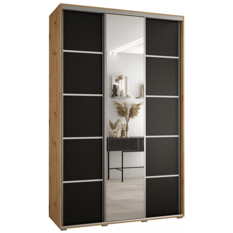 

Skříň s posuvnými dveřmi a zrcadlem Davos 5 160, hloubka 45 cm - Abiks Meble