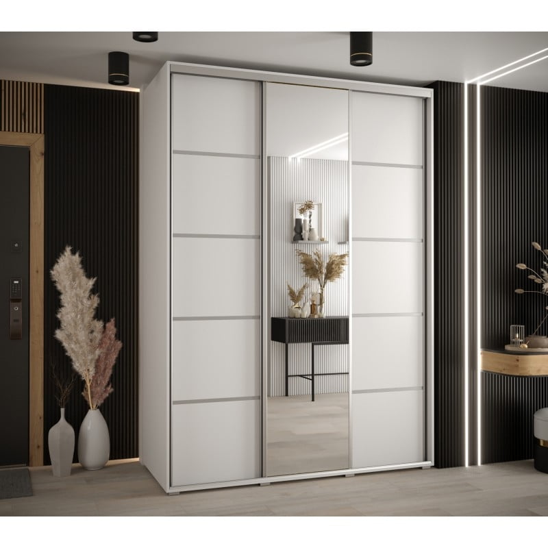 

Skříň s posuvnými dveřmi a zrcadlem Davos 5 170, hloubka 60 cm - Abiks Meble