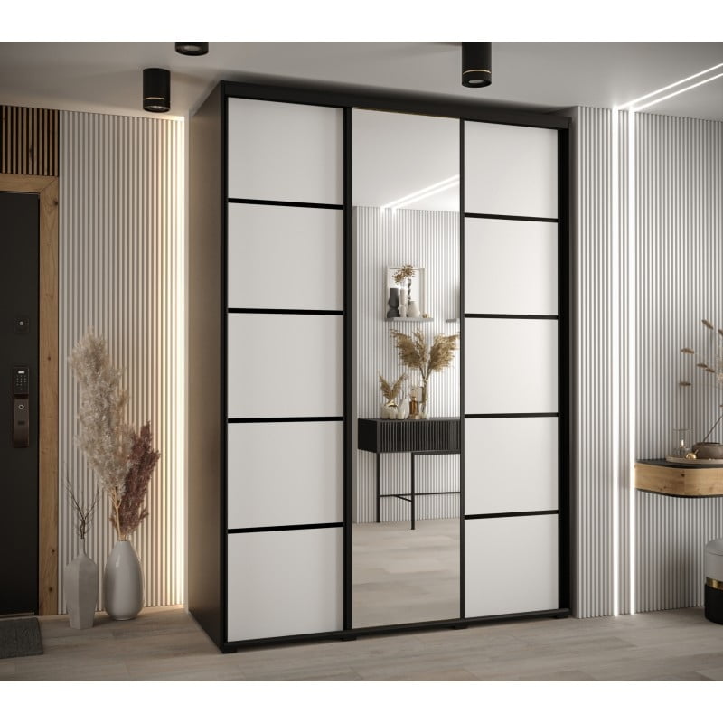 

Skříň s posuvnými dveřmi a zrcadlem Davos 5 170, hloubka 60 cm - Abiks Meble