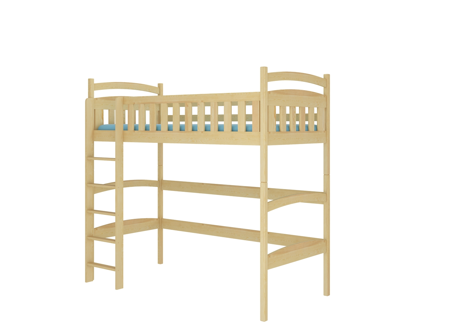 Levně Patrová postel antresola Miago 200 s matrací - ADRK FURNITURE
