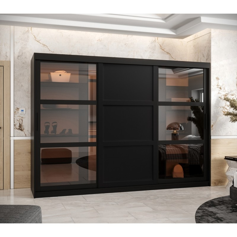 Levně Šatní skříň s posuvnými dveřmi Dome 3 250 - Abiks Meble