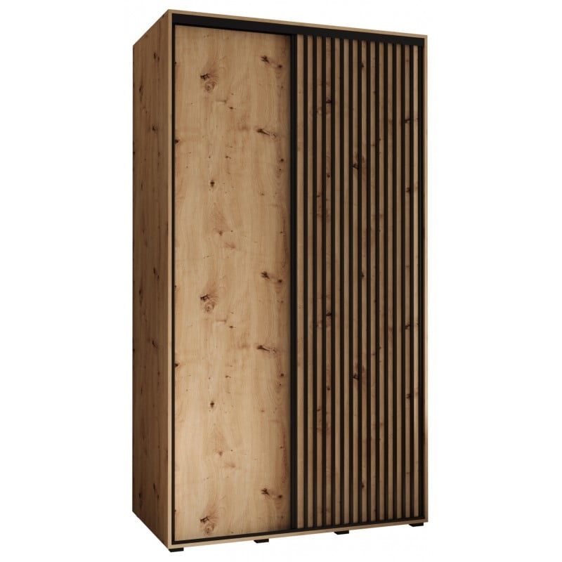 Levně Šatní skříň s posuvnými dveřmi Lanko 1 130, hloubka 60 cm - Abiks Meble