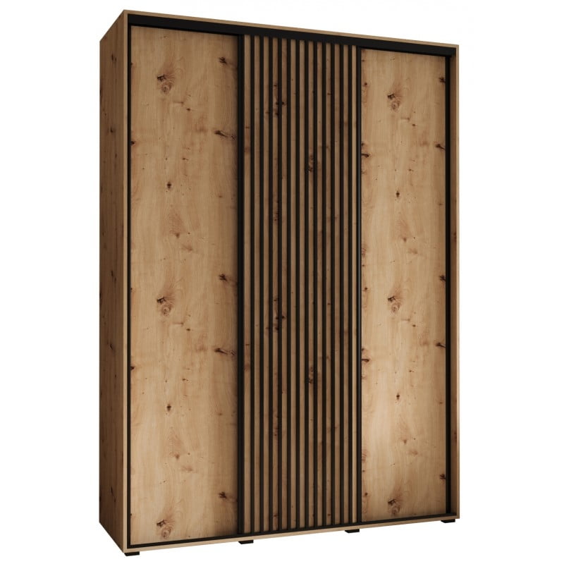 Levně Šatní skříň s posuvnými dveřmi Lanko 1 180, hloubka 45 cm - Abiks Meble
