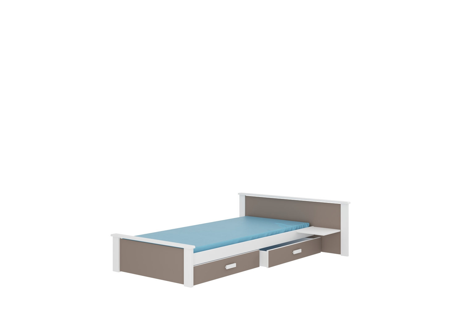 Levně Postel Aldex Shelf 180 - ADRK FURNITURE