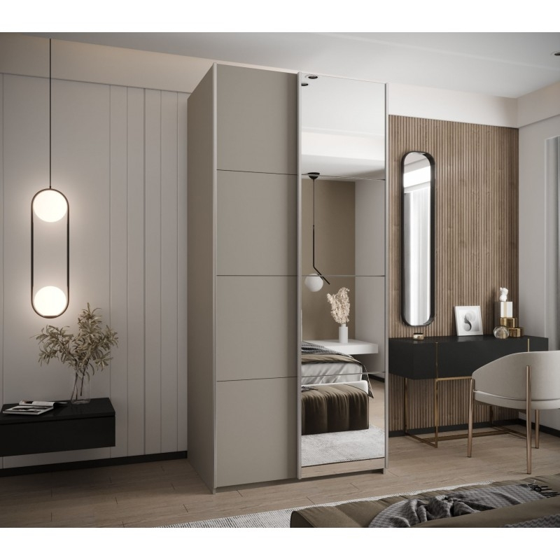 Levně Posuvná skříň se zrcadlem Lux 3 100 - Abiks Meble