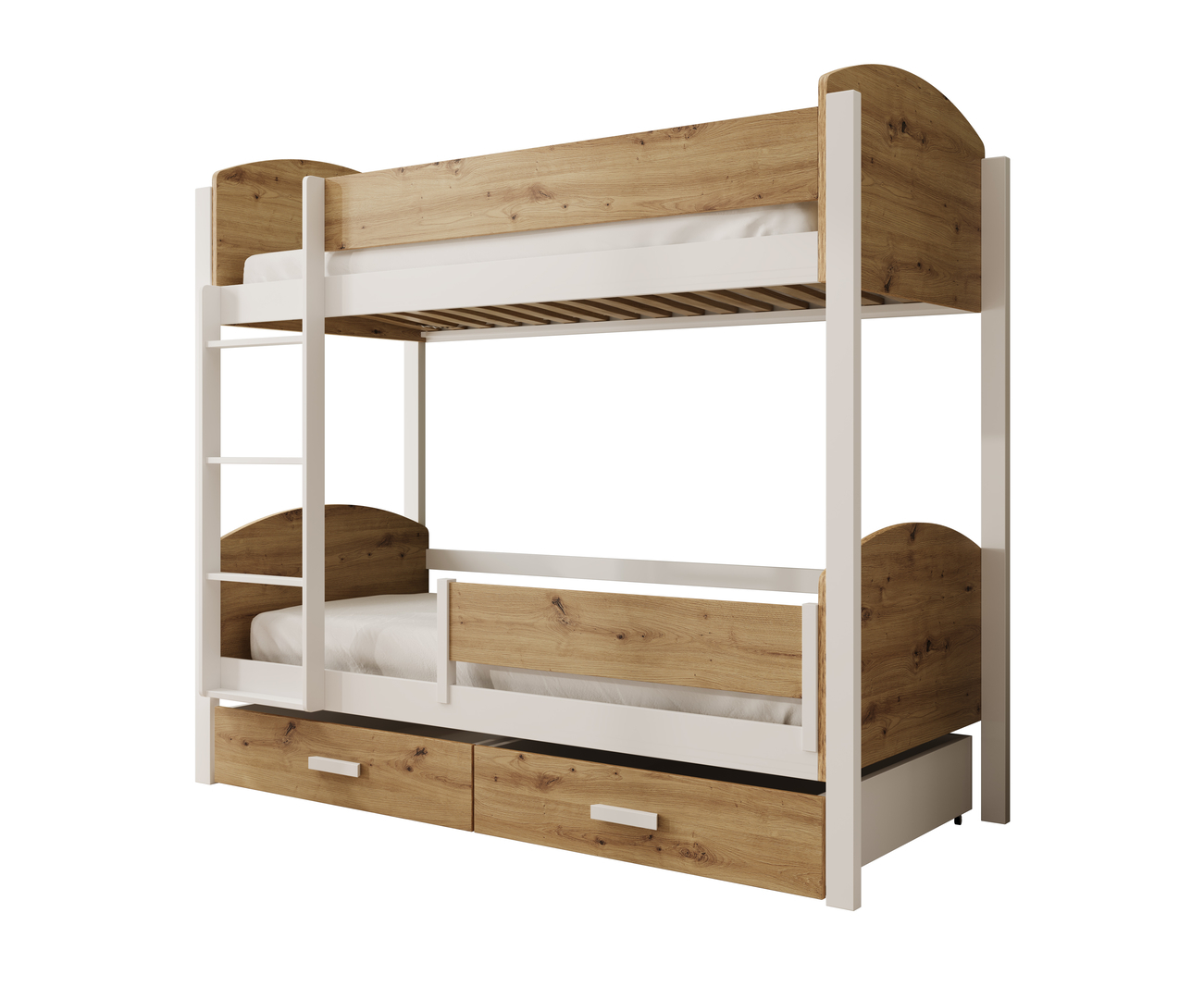 Postel Jori s matrací a zábranou - ADRK FURNITURE