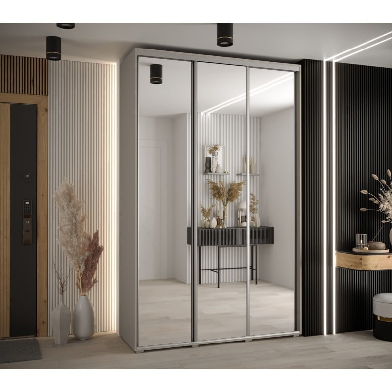 Levně Posuvná skříň se zrcadlem Dakota 2 150 hloubka 45 - Abiks Meble