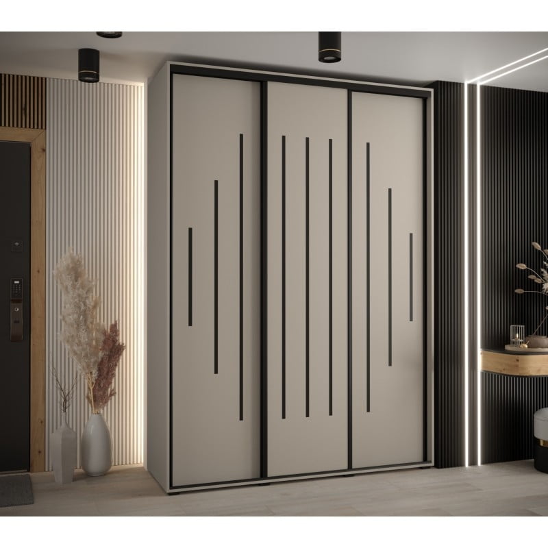Levně Vysoká posuvná skříň Dakota 12 180 hloubka 60 cm výška 235,2 cm - Abiks Meble