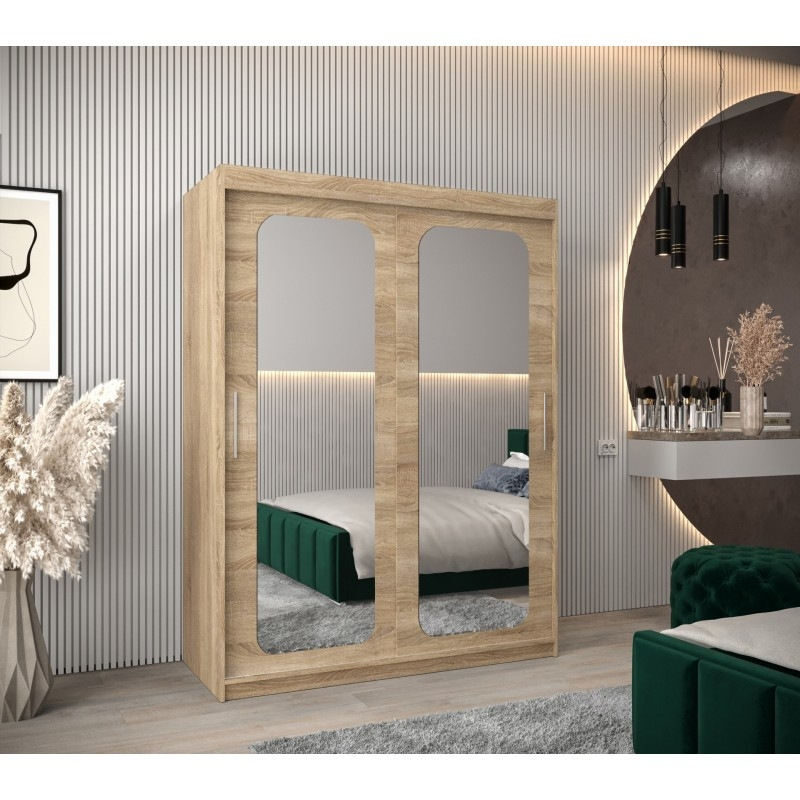 Levně Posuvná skříň se zrcadlem Promo T3 150 - Abiks Meble