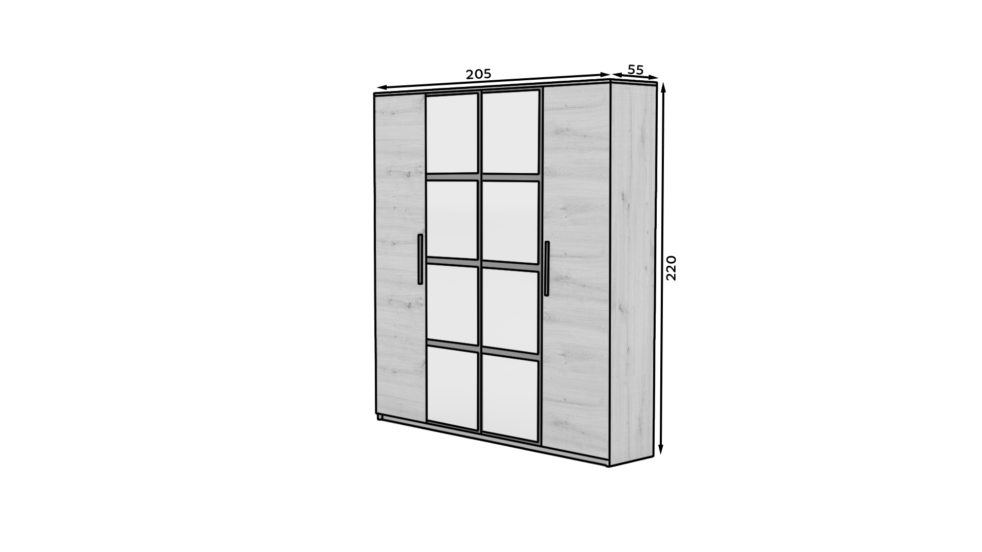 Levně Skříň Malen - ADRK FURNITURE