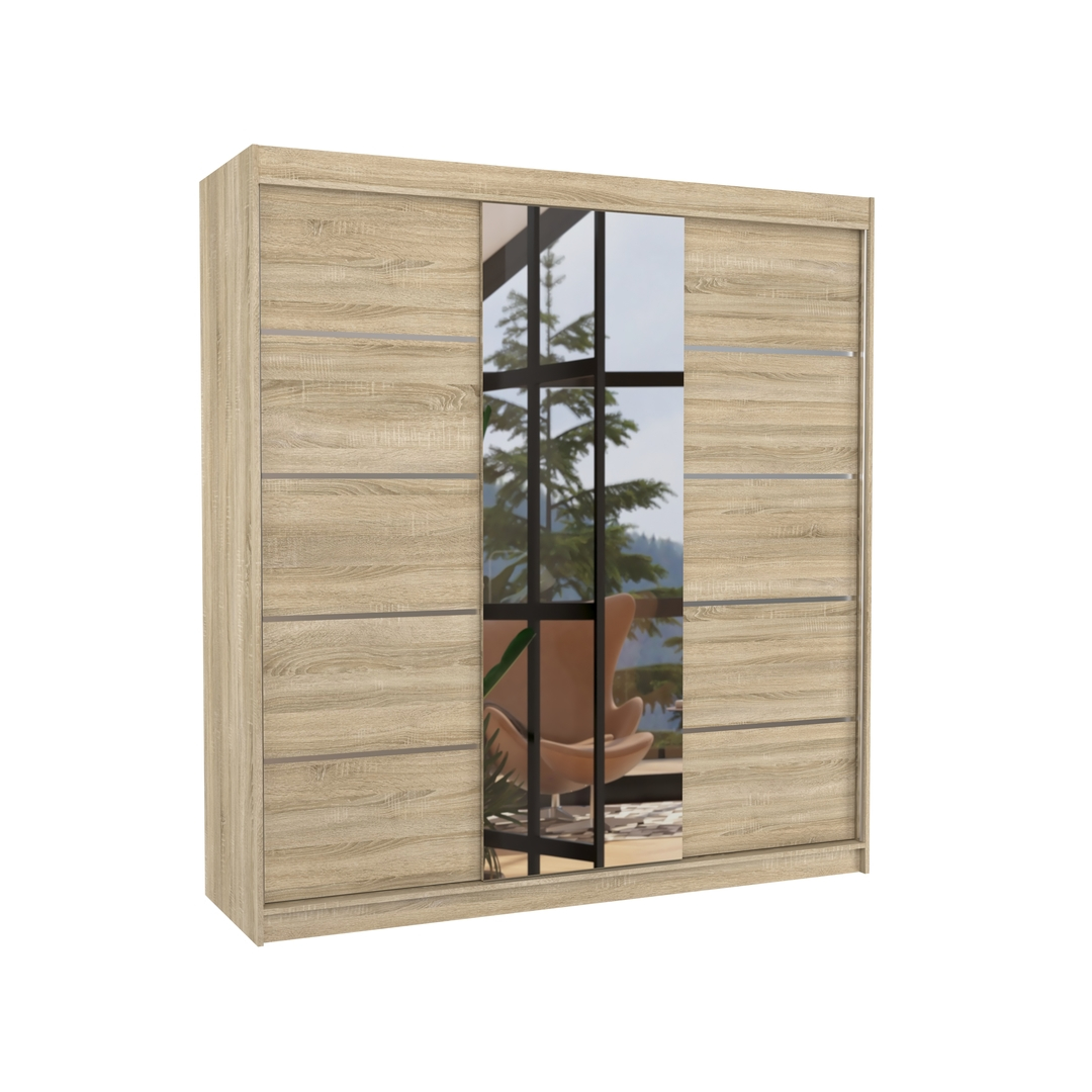 Levně Šatní skříň Bergen 200 - ADRK FURNITURE