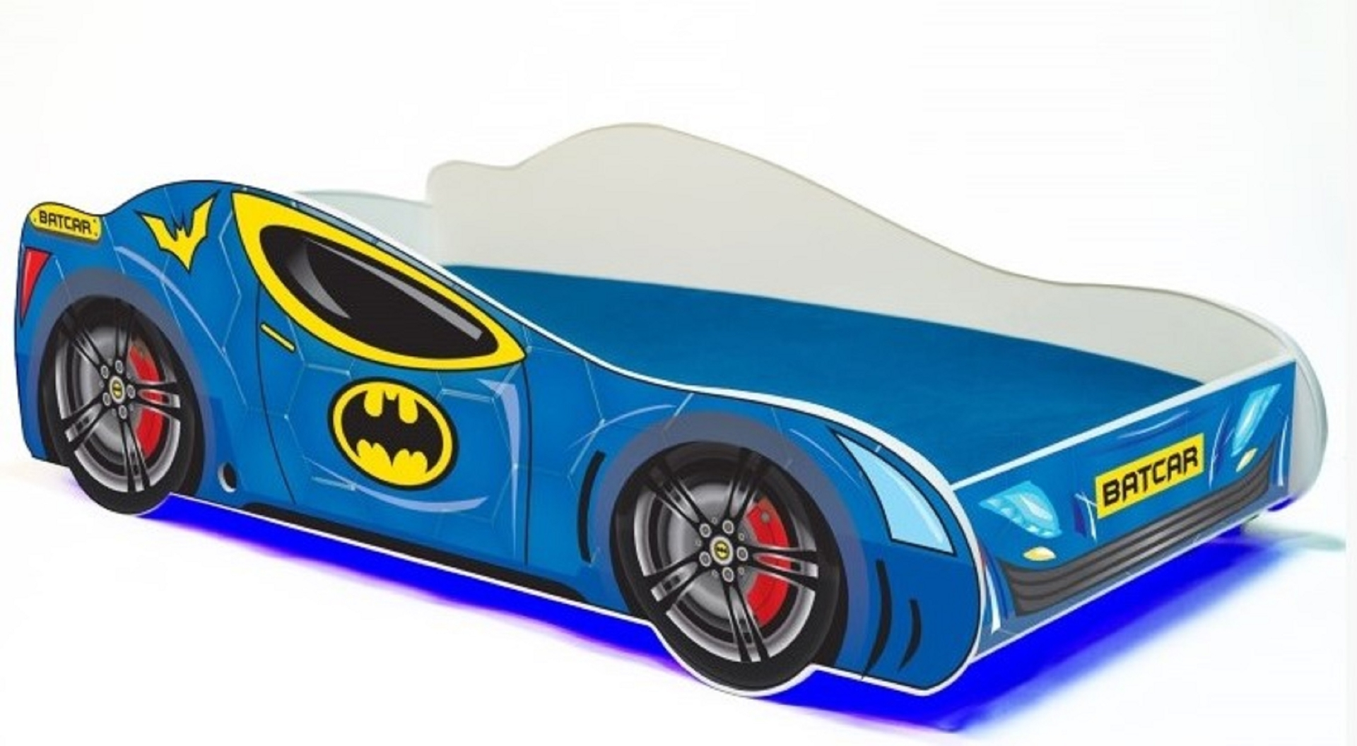 Levně Postel s matrací a osvětlením Batcar 160 - ADRK FURNITURE