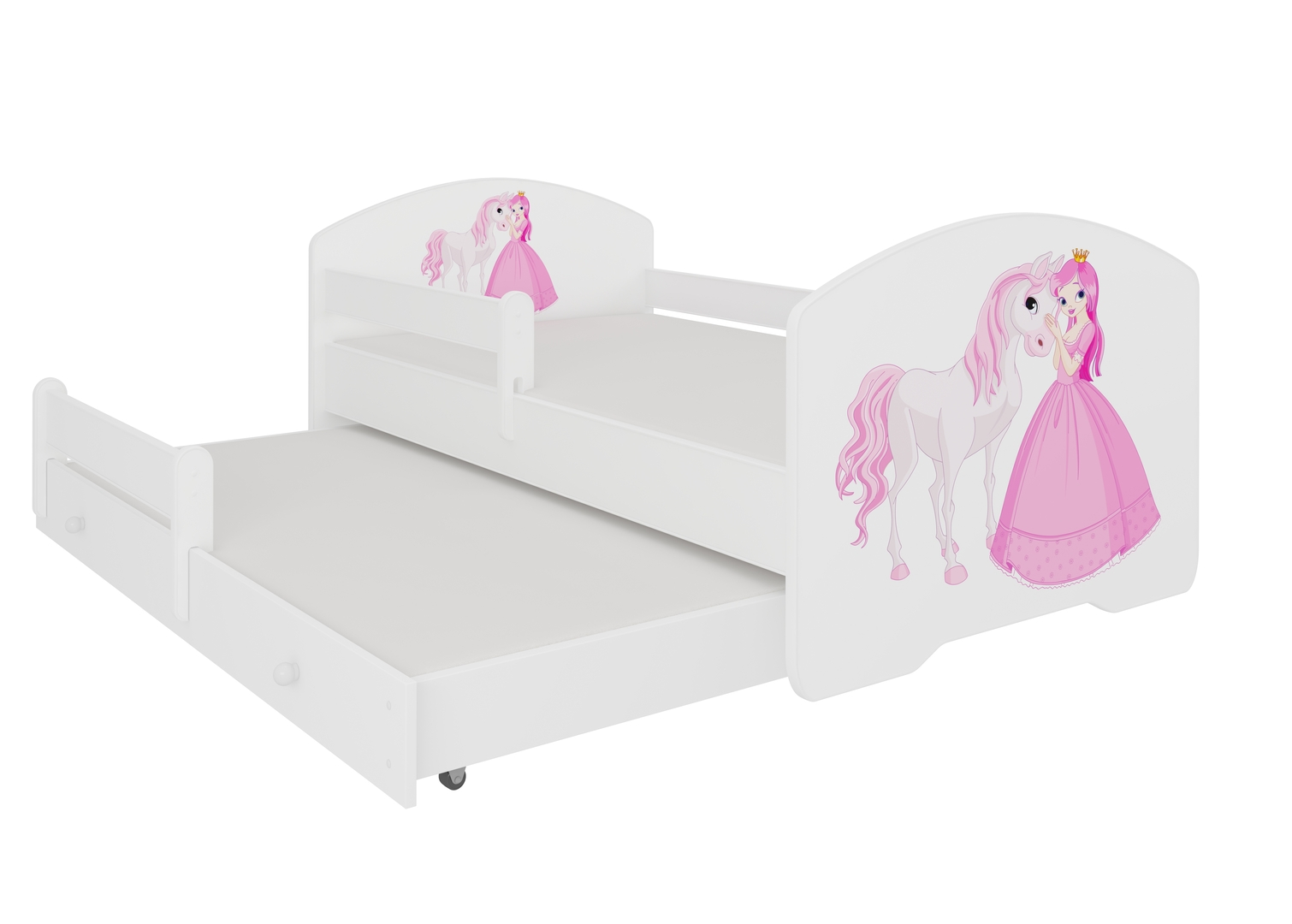 Levně Postel Pepe II Princess And Horse 160 cm - ADRK FURNITURE