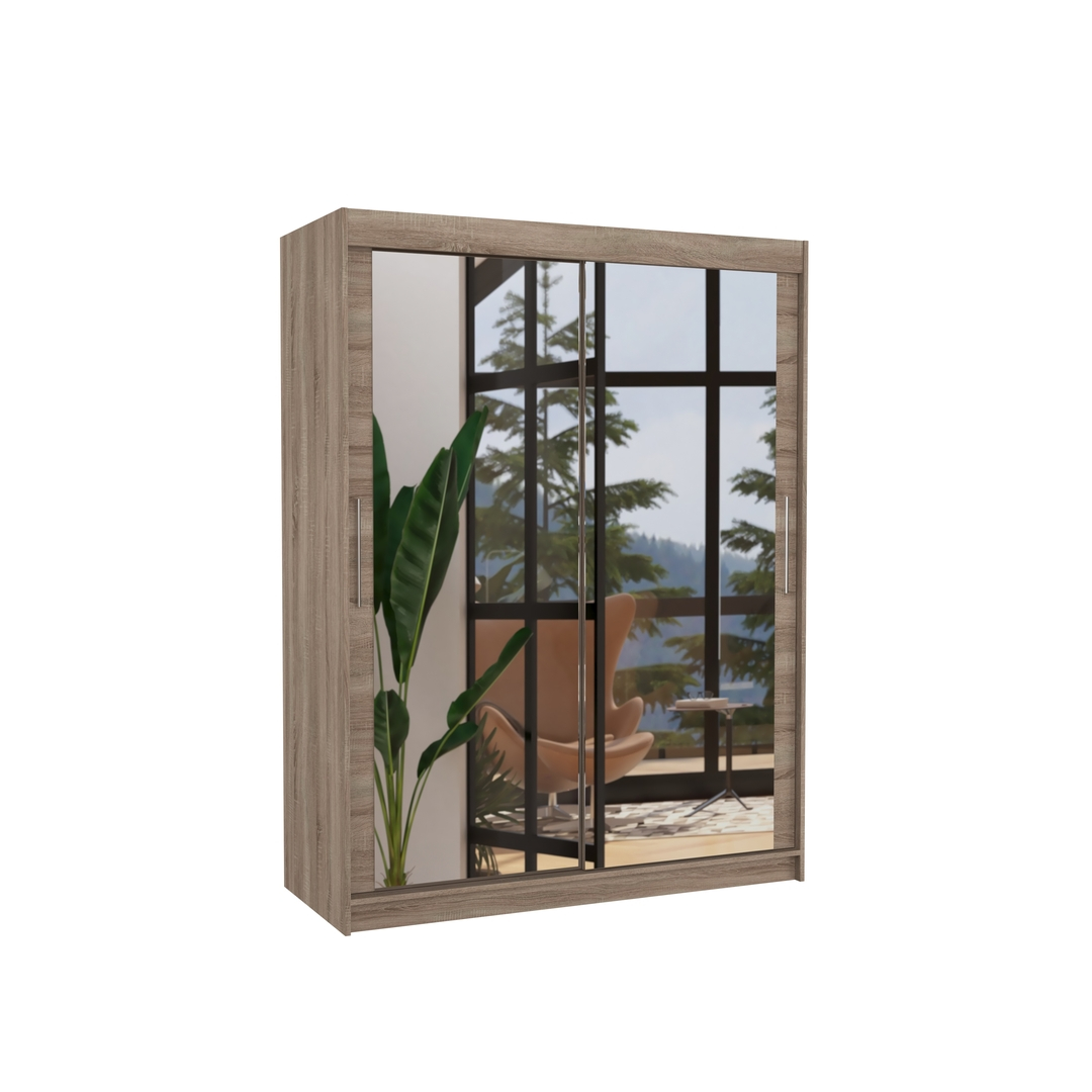 Levně Šatní skříň Permo 150 cm - ADRK FURNITURE