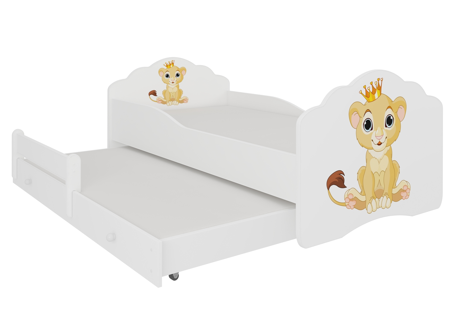 Levně Dvoulůžko s matracemi Casimo Lion II 160 cm - ADRK FURNITURE