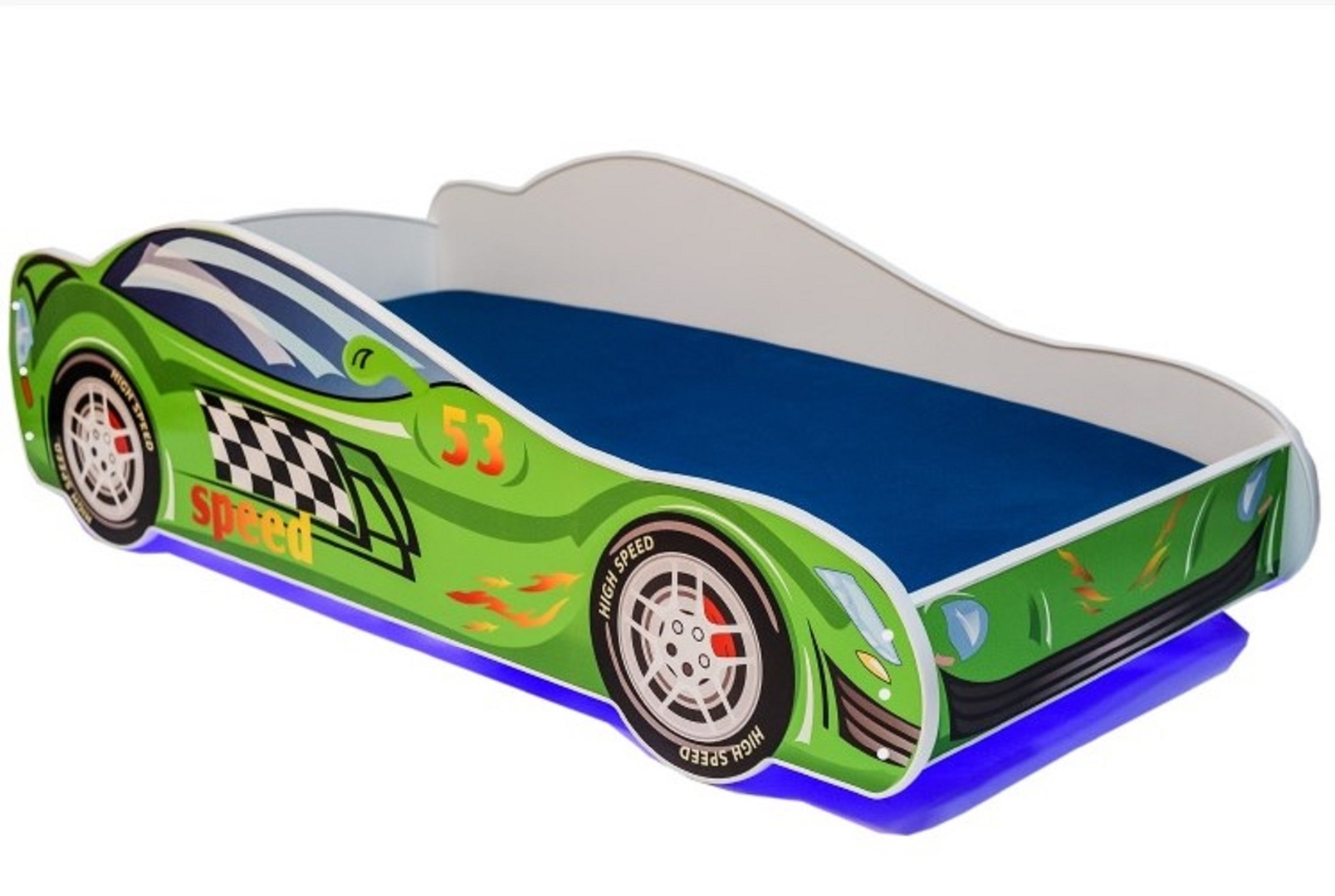 Levně Postel s matrací a osvětlením Speed 140 - ADRK FURNITURE