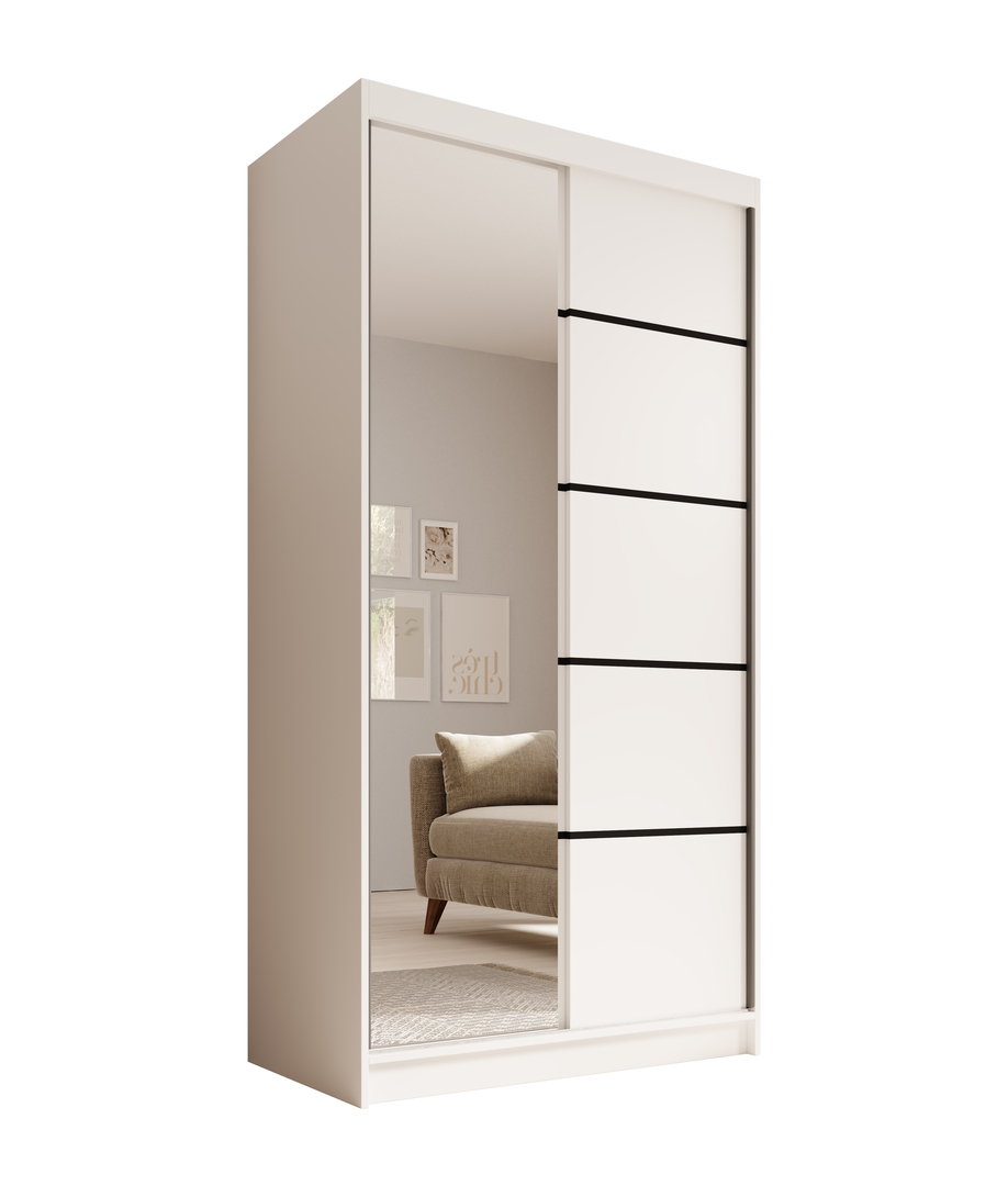 Levně Šatní skříň Laurencja 100 - ADRK FURNITURE