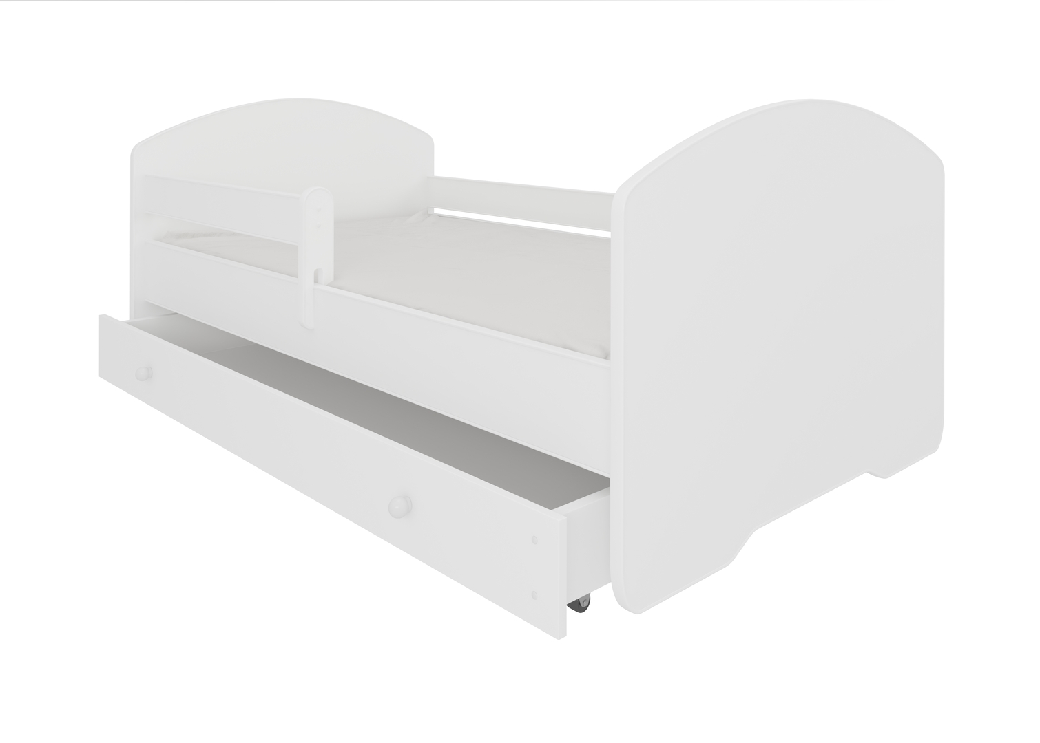 Levně Postel s matrací, zábrankou a zásuvkou Pepe 140 cm - ADRK FURNITURE