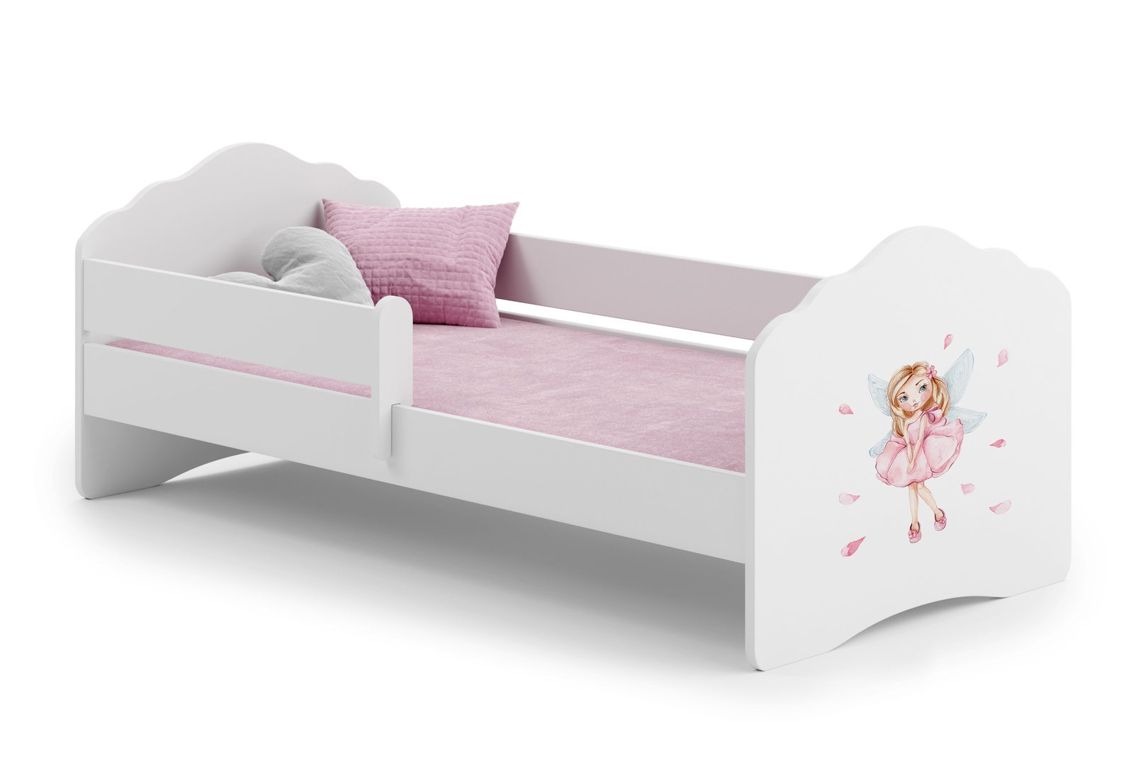 Levně Postel s matrací a zábranou Casimo Casimo Girl With Wing 140 - ADRK FURNITURE