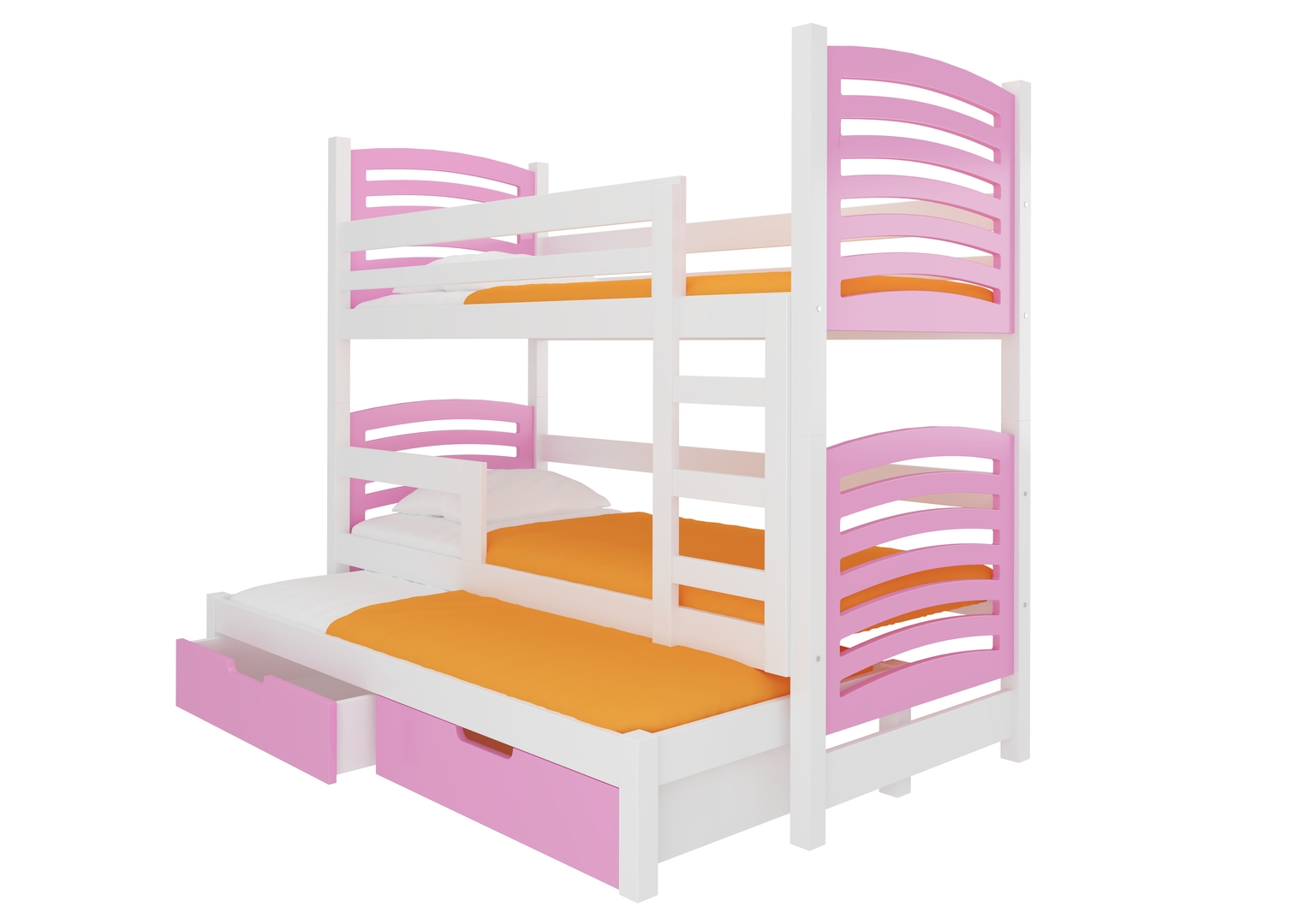 Levně Patrová postel třímístná s matracemi Soria - ADRK FURNITURE