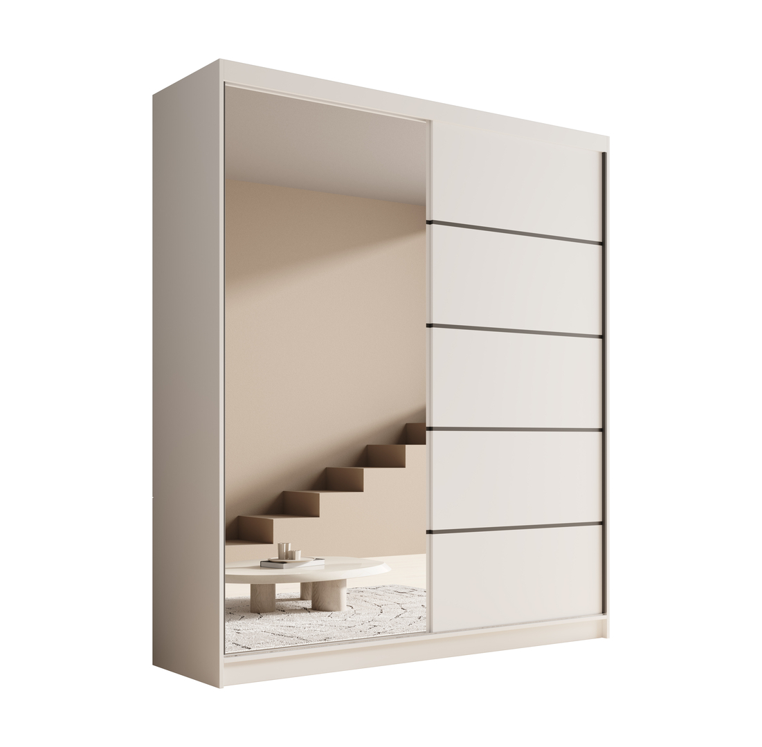 Levně Šatní skříň Nico 180 cm - ADRK FURNITURE