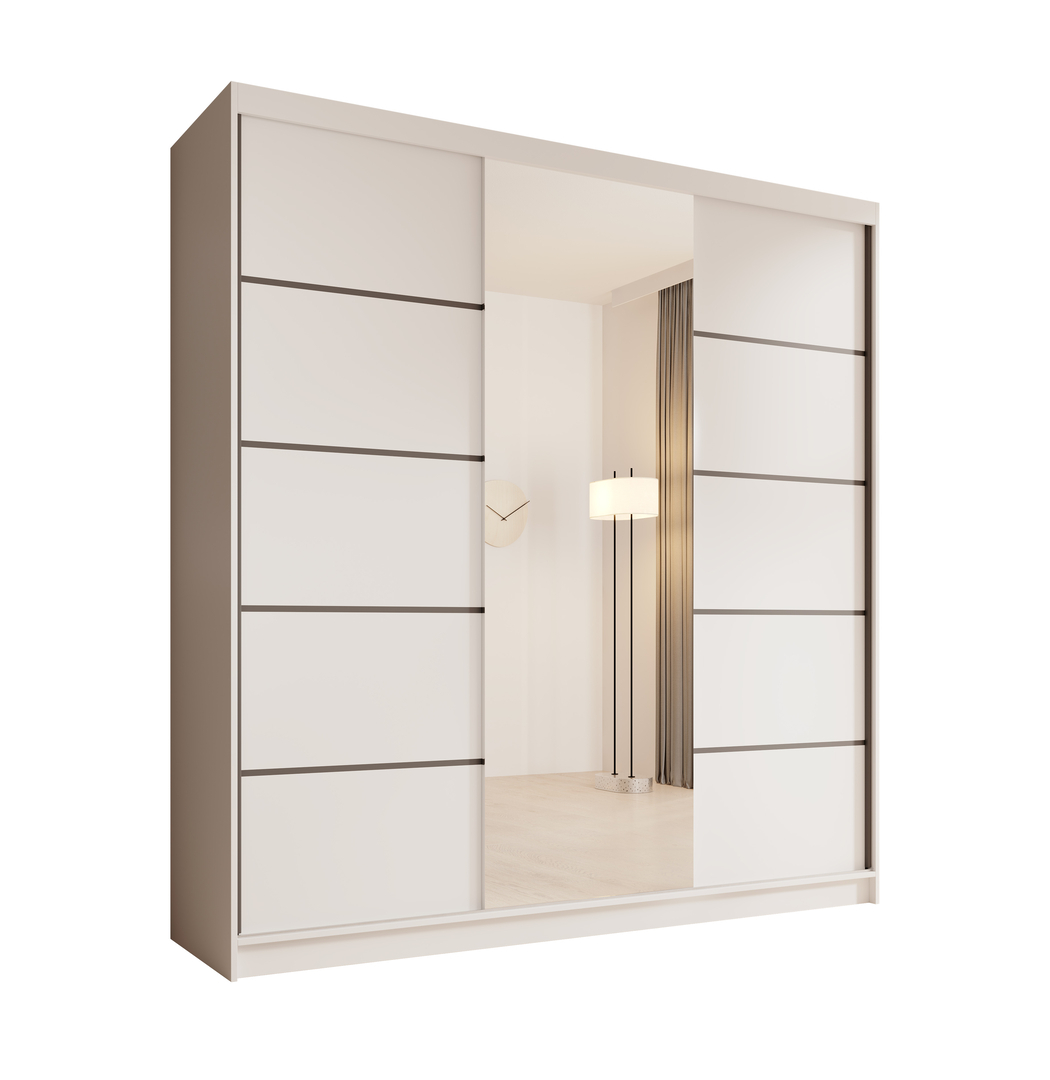 Levně Šatní skříň Sonic 200 cm - ADRK FURNITURE