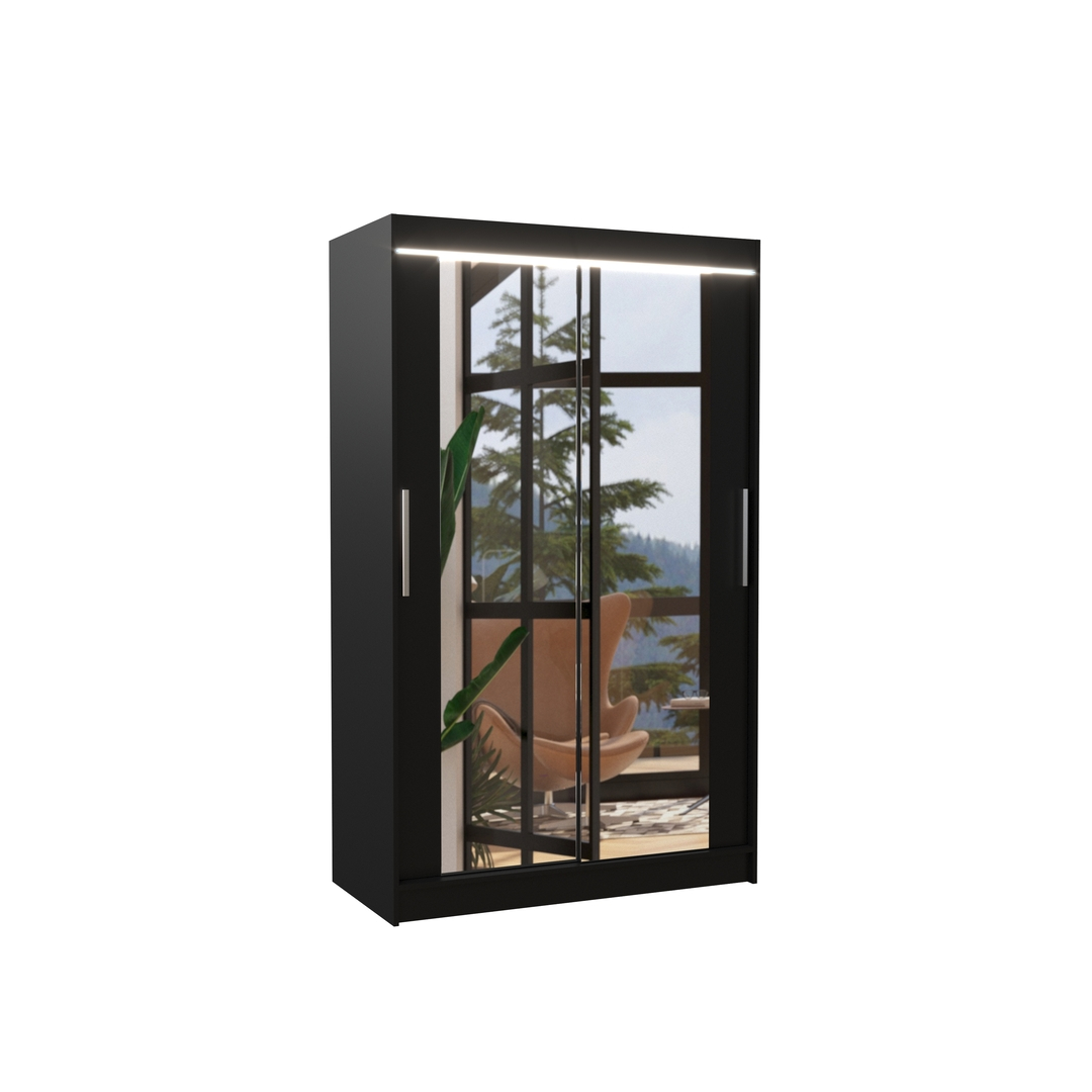 Šatní skříň Tibago 120 s osvětlením - ADRK FURNITURE