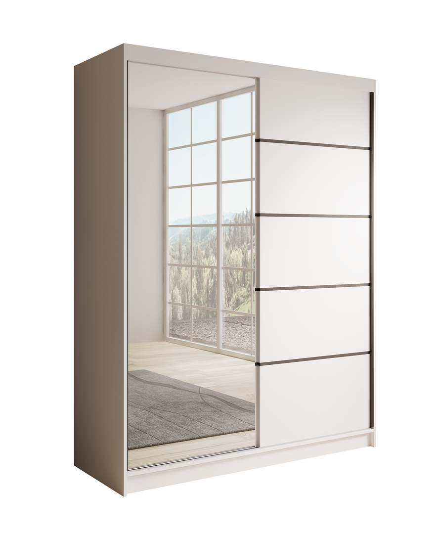 Levně Šatní skříň Cardi 150 cm - ADRK FURNITURE