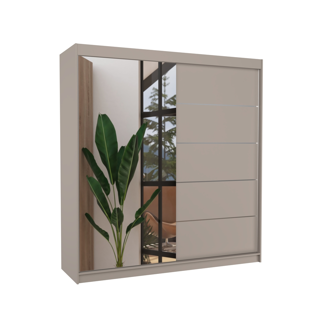 Levně Šatní skříň Oliver 200 cm - ADRK FURNITURE